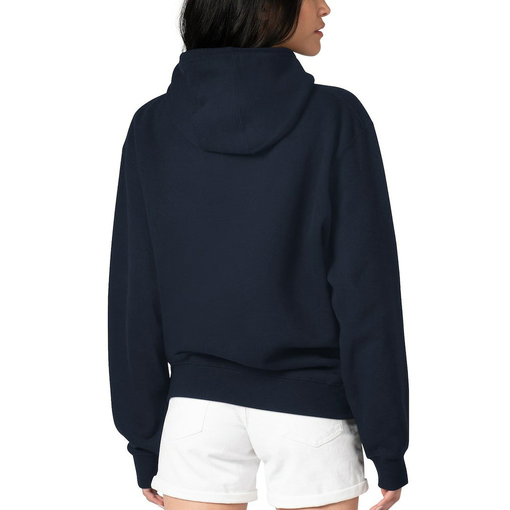 Chicago Bears G-III 4Her by Carl Banks Women's Football Logo Fleece Tri-Blend Pullover Hoodie - Navy - NFL
