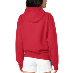 Kansas City Chiefs G-III 4Her by Carl Banks Women's Football Logo Fleece Tri-Blend Pullover Hoodie - Red - NFL