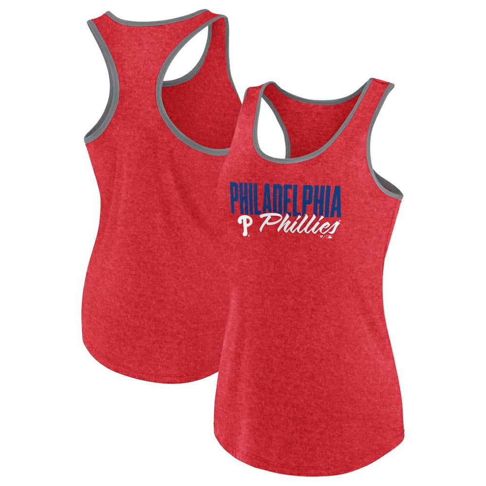 Philadelphia Phillies Profile Women's Plus Size Racerback Tank Top Sale