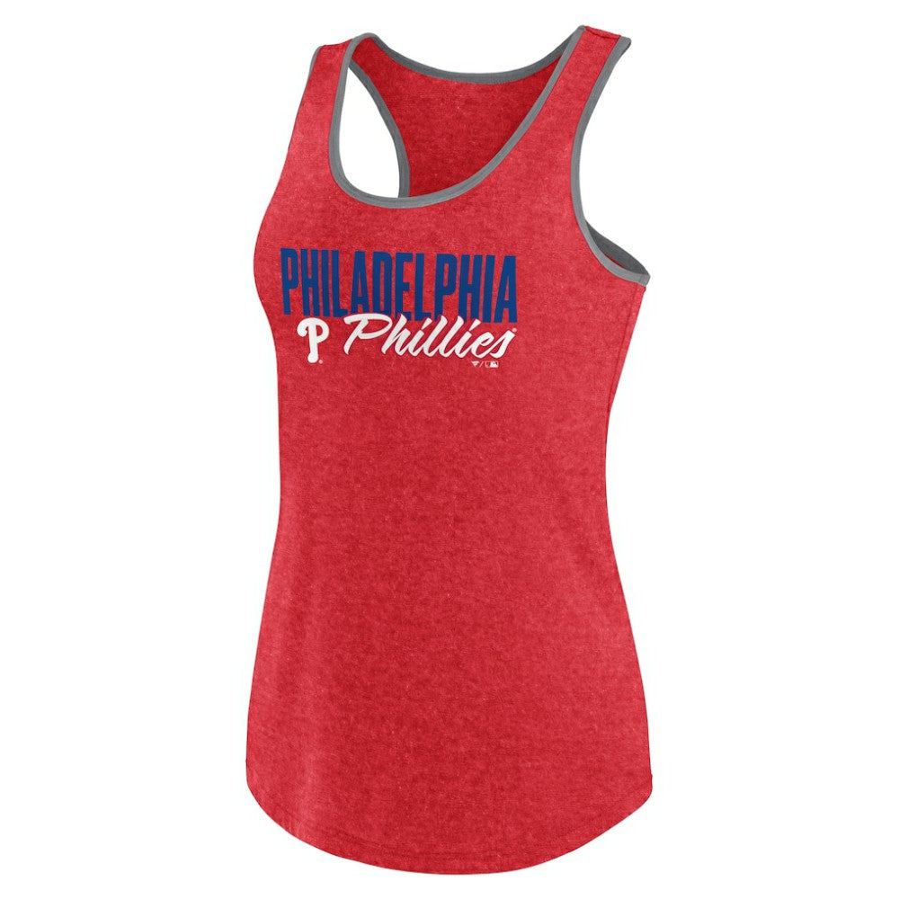 Philadelphia Phillies Profile Women's Plus Size Racerback Tank Top Sale