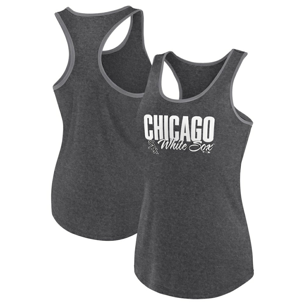Chicago White Sox Profile Women's Plus Size Racerback Tank Top Outlet