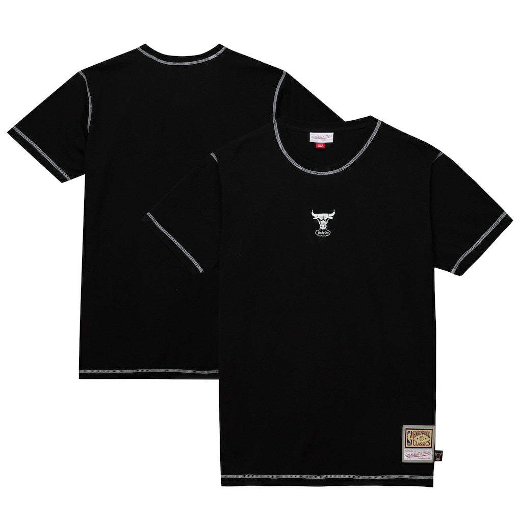 Mitchell & Ness Chicago Bulls Hardwood Classics Contrast 2K Graphic T-Shirt Black