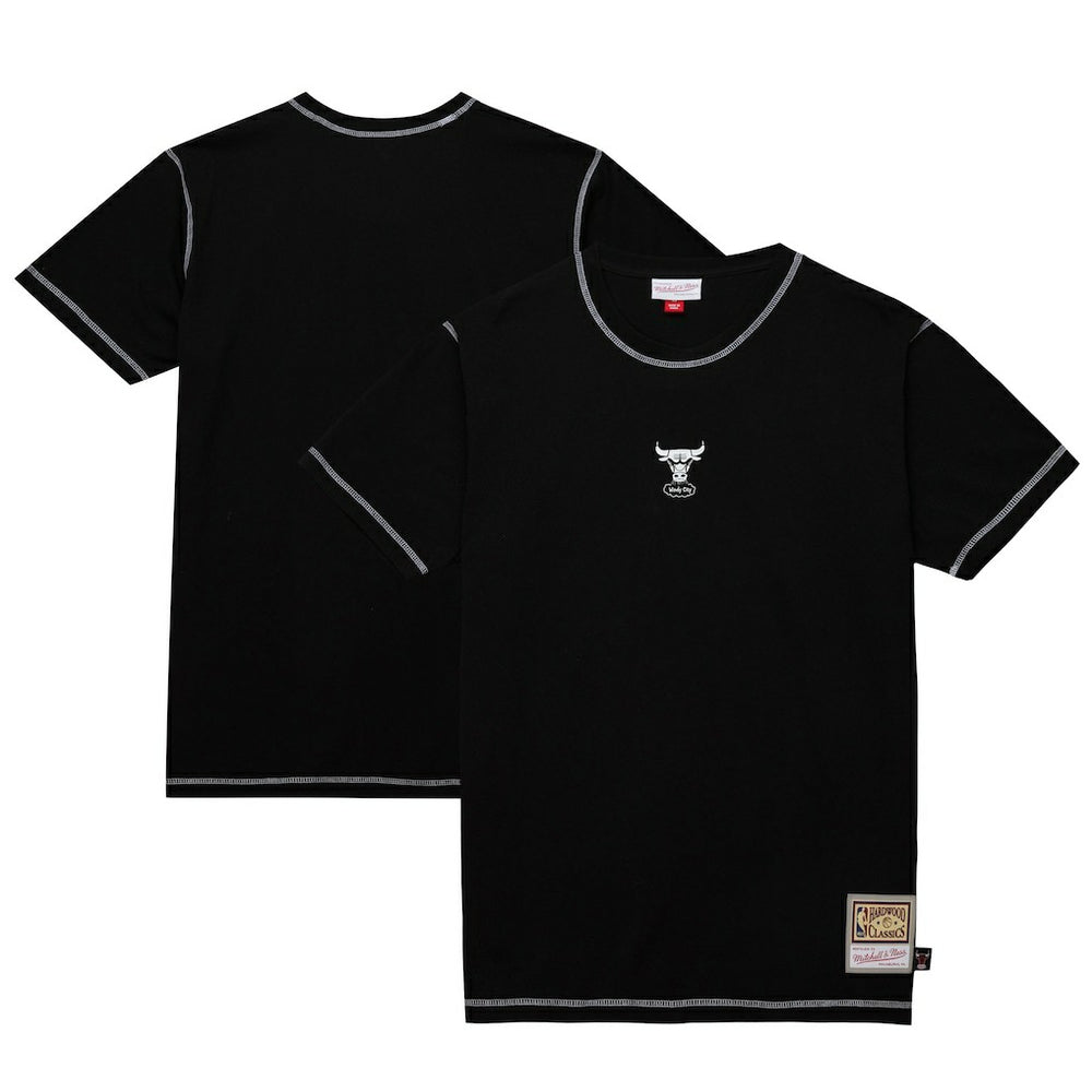 Mitchell & Ness Chicago Bulls Hardwood Classics Contrast 2K Graphic T-Shirt Black