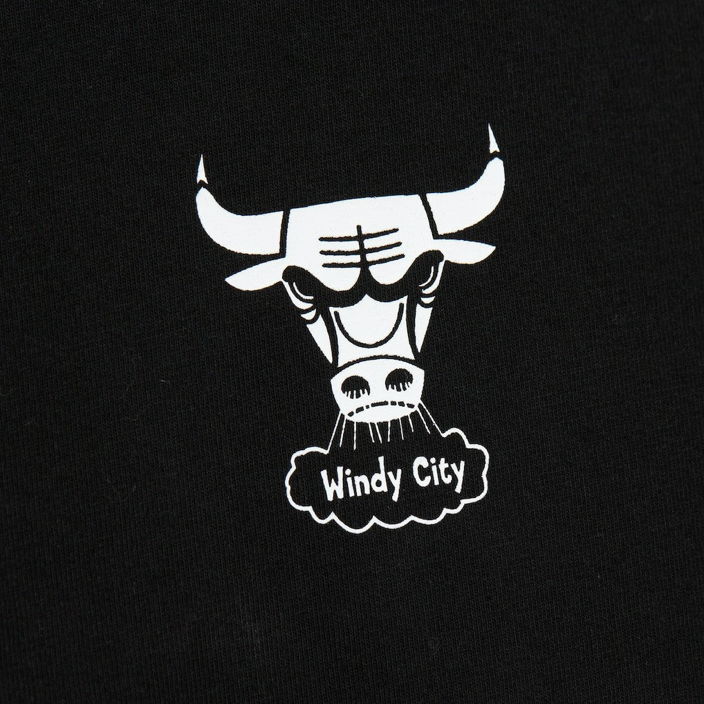 Mitchell & Ness Chicago Bulls Hardwood Classics Contrast 2K Graphic T-Shirt Black