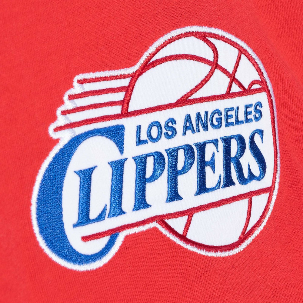 Mitchell & Ness LA Clippers Play By Play 2.0 T-Shirt Royal/Red