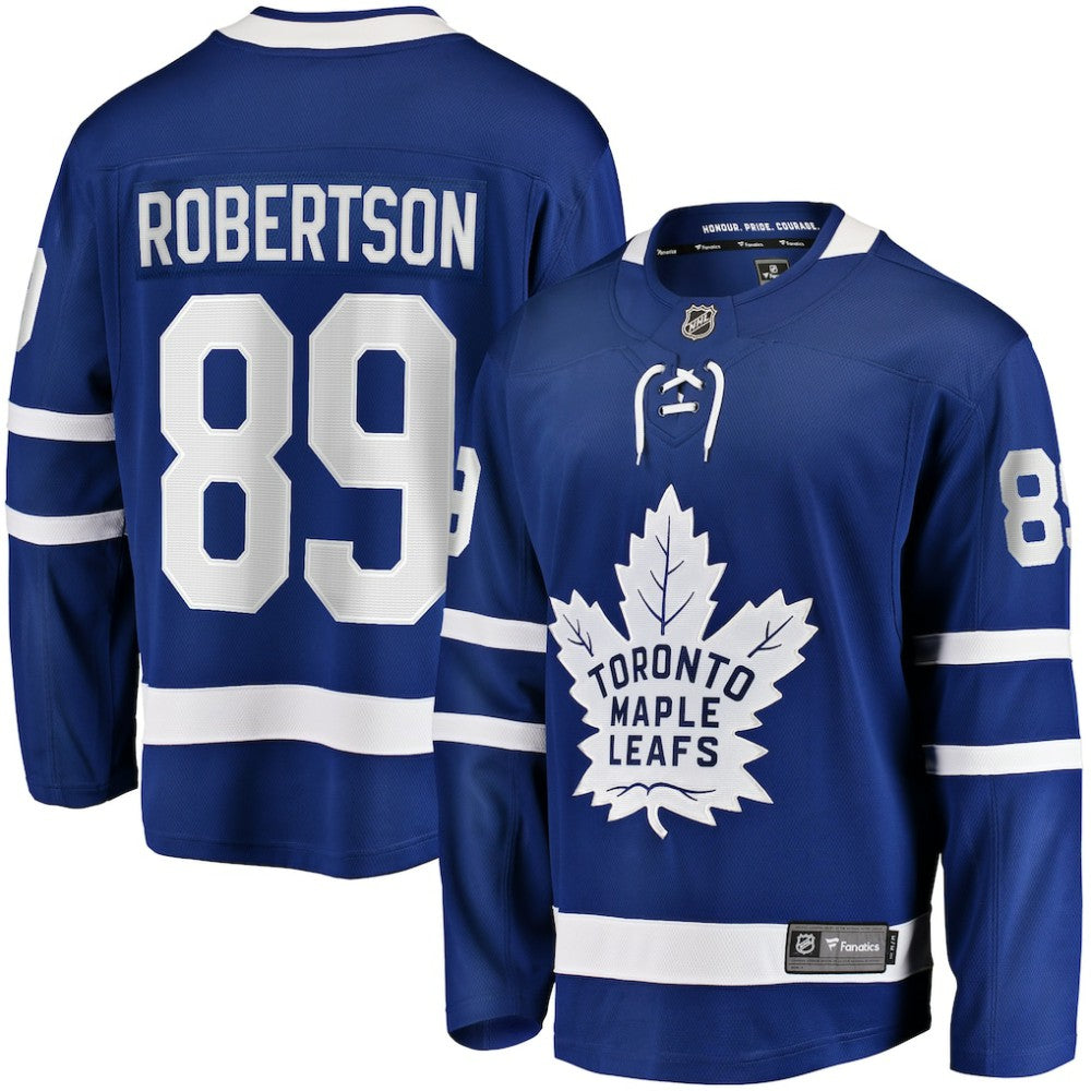 Nicholas Robertson Toronto Maple Leafs Fanatics Home Premier Breakaway Player Jersey - Blue | Fanatics Clearance