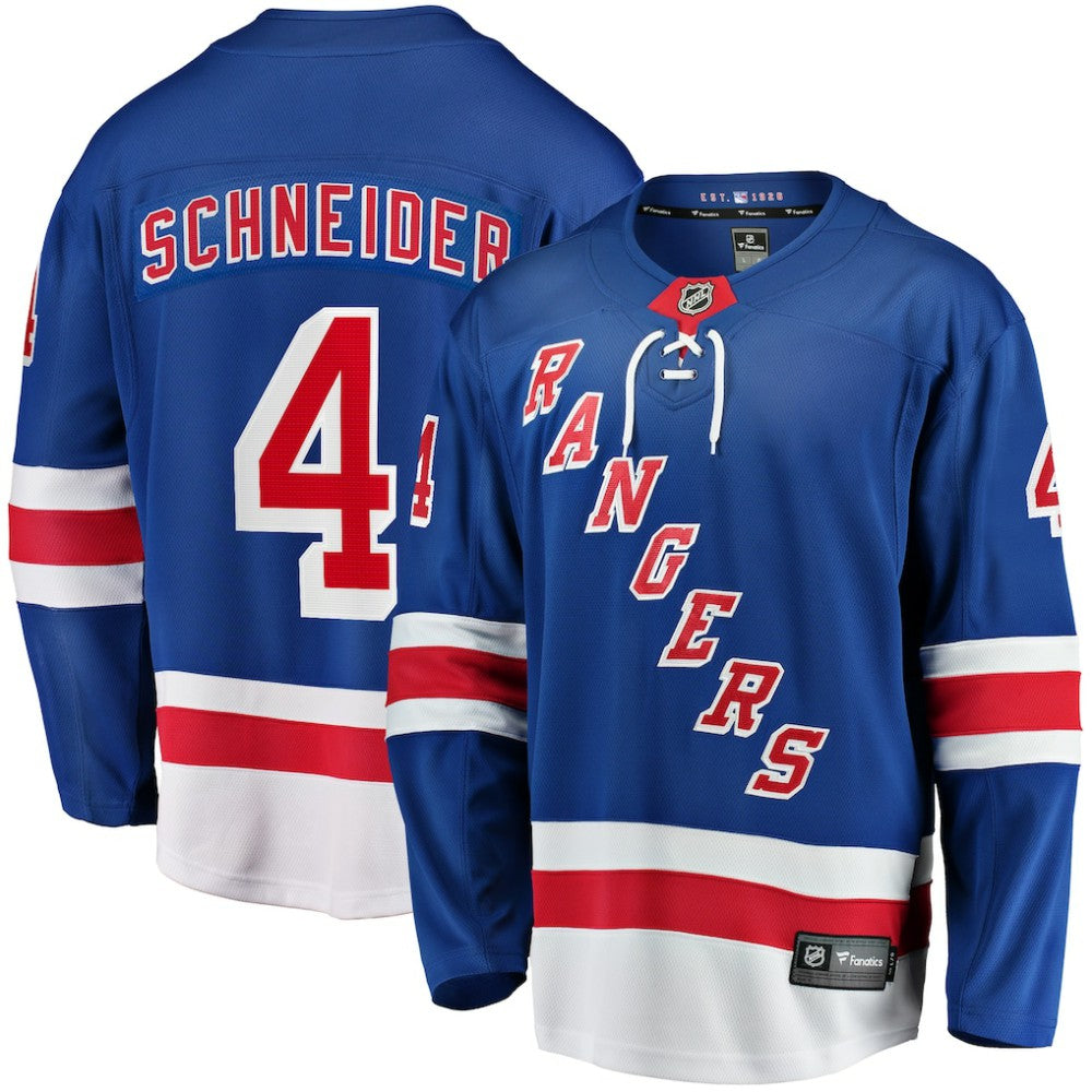 Braden Schneider New York Rangers Fanatics Home Premier Breakaway Player Jersey - Blue | Fanatics on sale