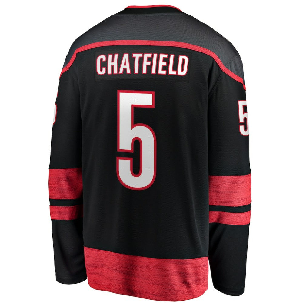 Jalen Chatfield Carolina Hurricanes Fanatics Home Premier Breakaway Player Jersey - Black | Fanatics discount