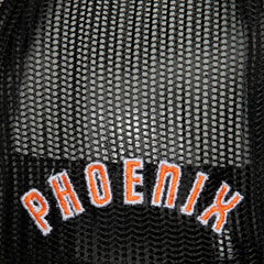 Mitchell & Ness Phoenix Suns Hardwood Classics Blocker Foam Front Trucker Snapback Hat White
