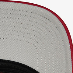 Mitchell & Ness Miami Heat Hardwood Classics Blocker Foam Front Trucker Adjustable Hat White