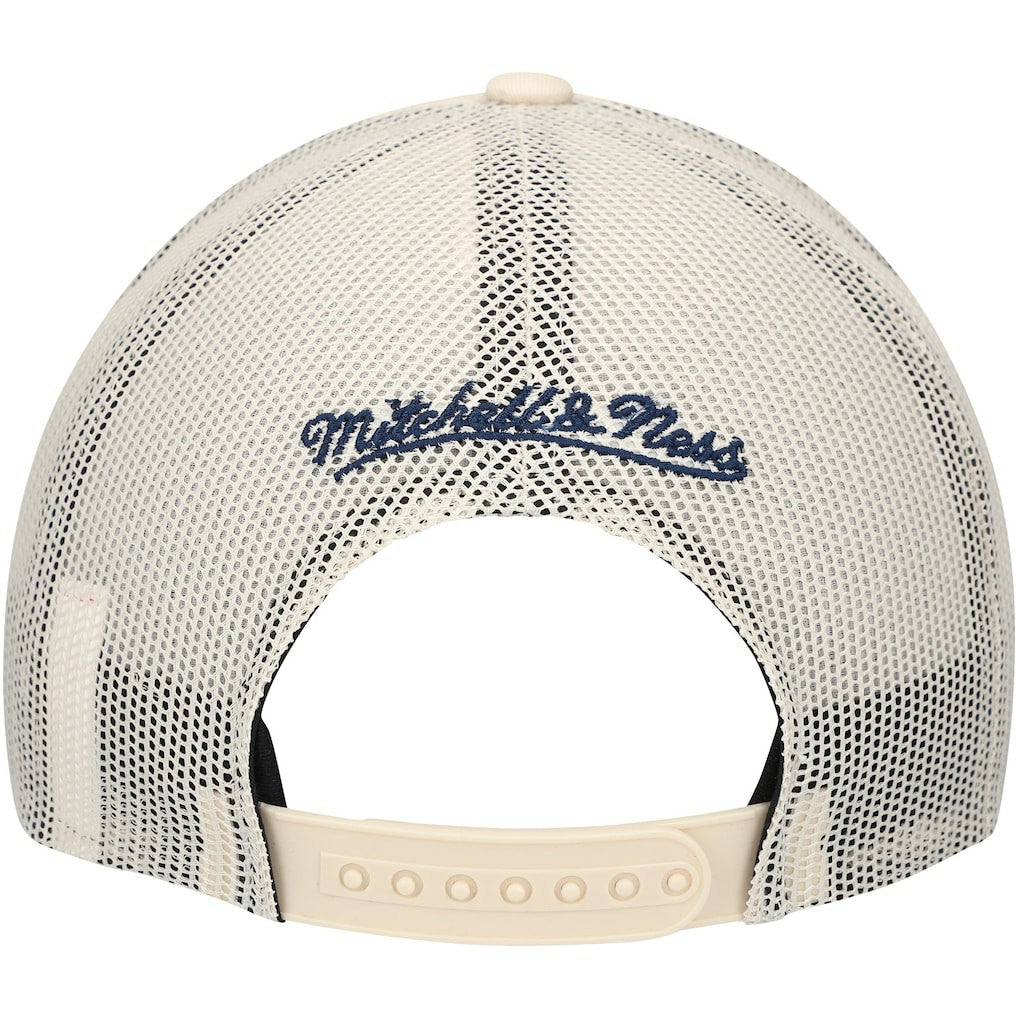 Mitchell & Ness New Orleans Pelicans Trucker Adjustable Hat Cream