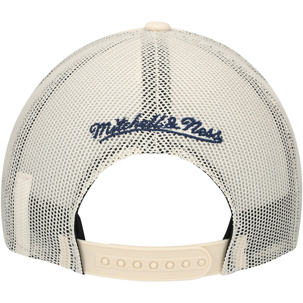 Mitchell & Ness New Orleans Pelicans Trucker Adjustable Hat Cream