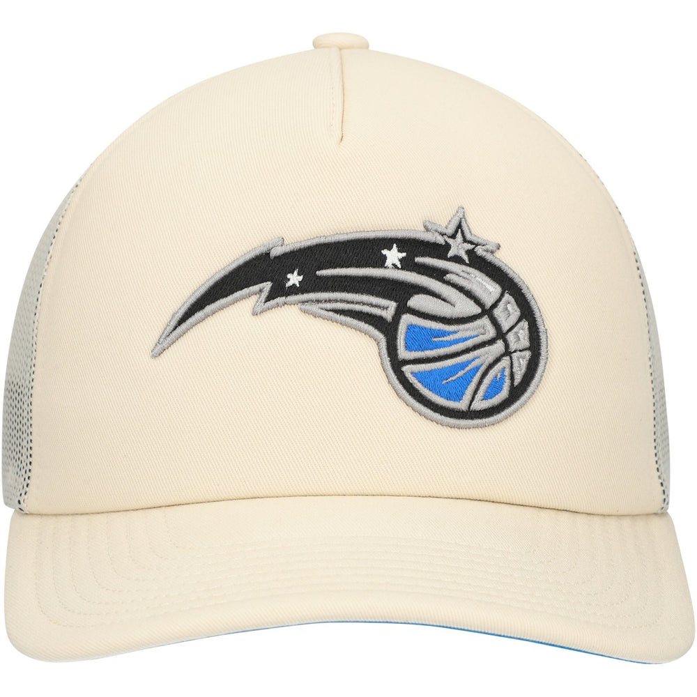 Mitchell & Ness Orlando Magic Trucker Adjustable Hat Cream