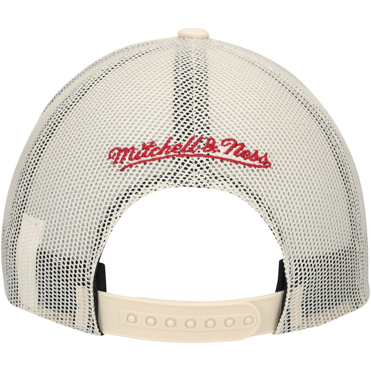 Mitchell & Ness Miami Heat Trucker Adjustable Hat Cream