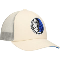 Mitchell & Ness Dallas Mavericks Trucker Adjustable Hat Cream