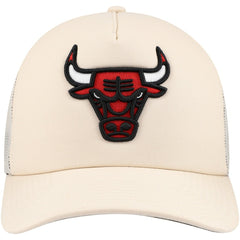 Mitchell & Ness Chicago Bulls Trucker Adjustable Hat Cream