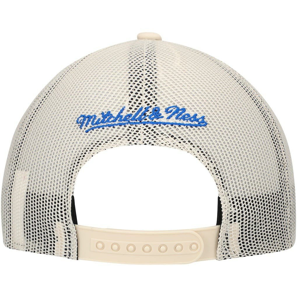 Mitchell & Ness Golden State Warriors Trucker Adjustable Hat Cream