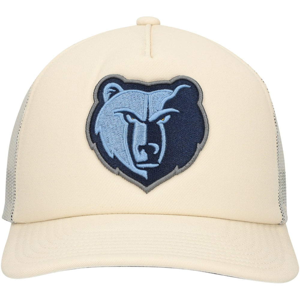 Mitchell & Ness Memphis Grizzlies Trucker Adjustable Hat Cream