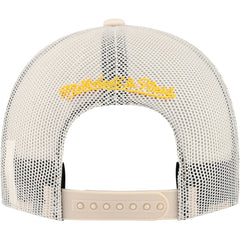 Pittsburgh Penguins Mitchell & Ness Foam Front Trucker Adjustable Hat - Cream | NHL online