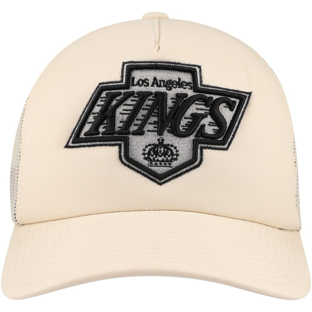 Los Angeles Kings Mitchell & Ness Foam Front Trucker Adjustable Hat - Cream | NHL discount