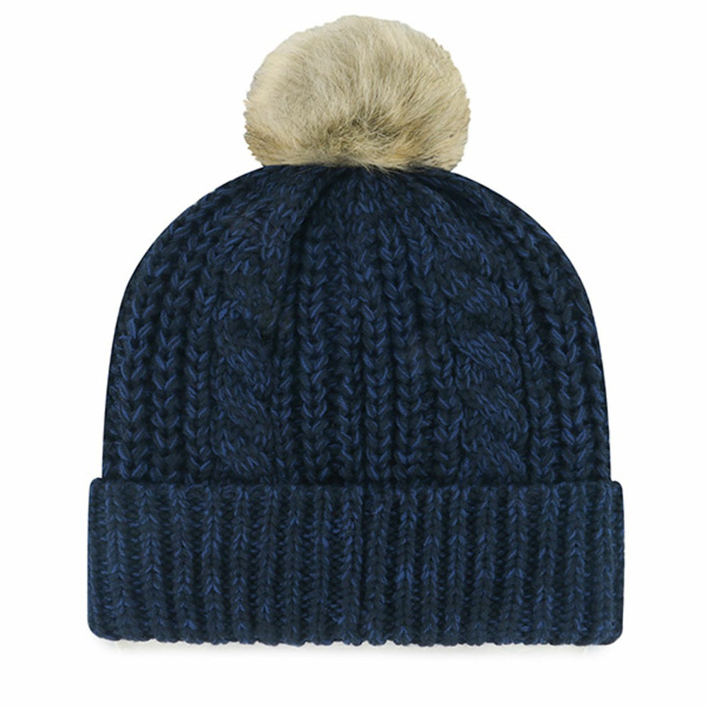 Houston Texans '47 Women's Meeko Cuffed Knit Hat with Pom - Navy - 47 brand