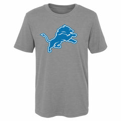 Detroit Lions Outerstuff Youth Primary Logo T-Shirt - Gray - NFL