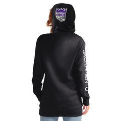 Sacramento Kings G-III 4Her by Carl Banks Women's Base Coach Pullover Hoodie Black