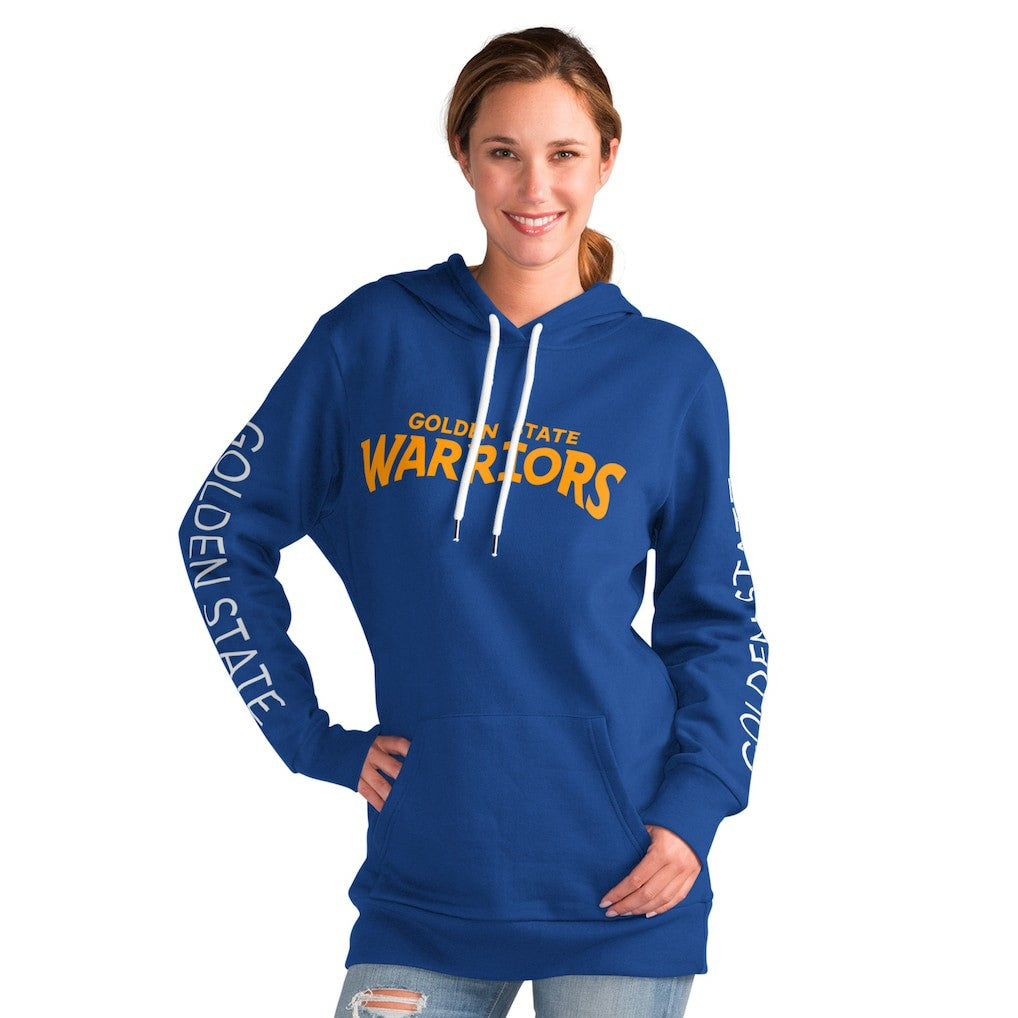 Golden State Warriors G-III 4Her by Carl Banks Women's Base Coach Pullover Hoodie Royal