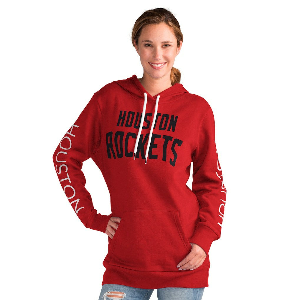 Houston Rockets G-III 4Her by Carl Banks Women's Base Coach Pullover Hoodie Red