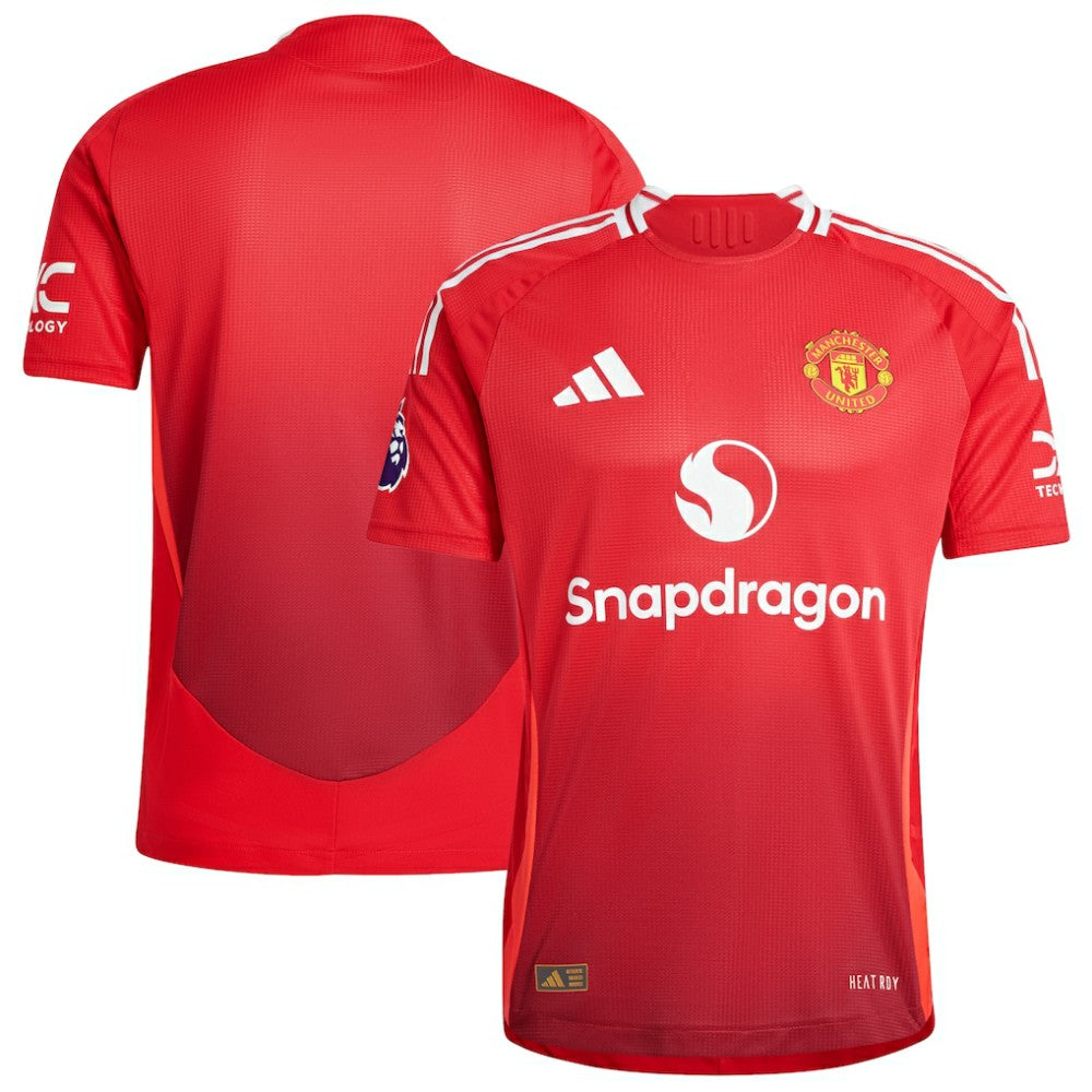 Adidas - Manchester United 2024/25 Home Patch Jersey - Red