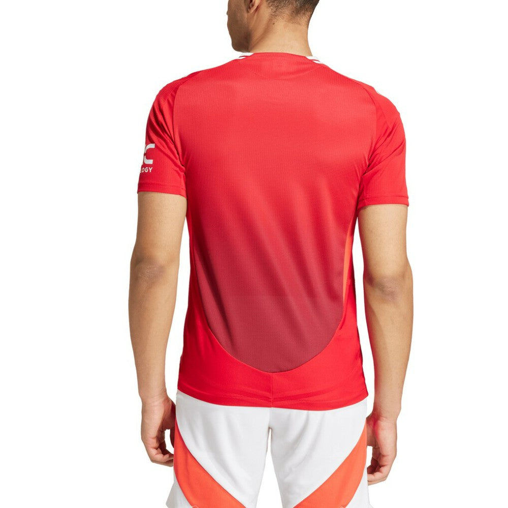 Adidas - Manchester United 2024/25 Home Patch Jersey - Red