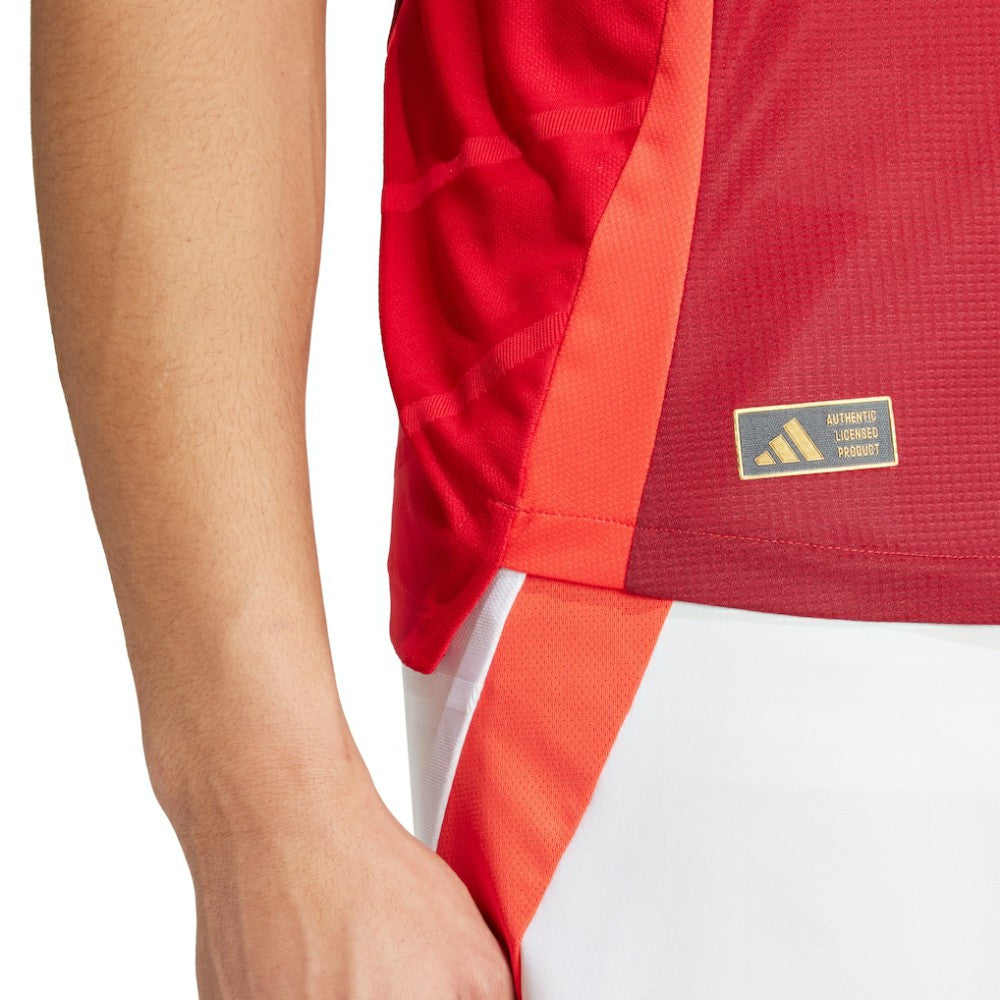 Adidas - Manchester United 2024/25 Home Patch Jersey - Red