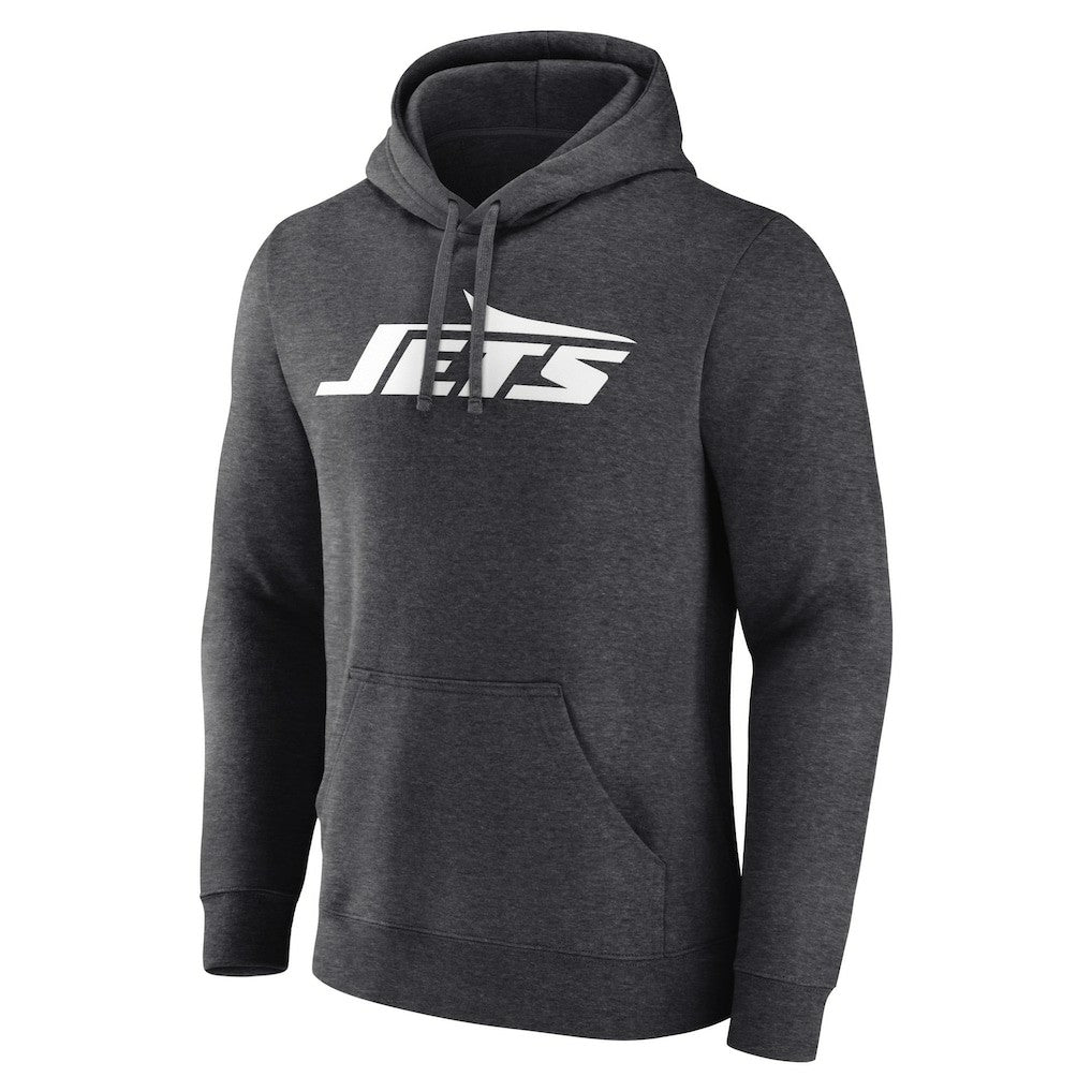 New York Jets Primary Logo Pullover Hoodie - Charcoal - Fanatics