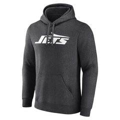New York Jets Primary Logo Pullover Hoodie - Charcoal - Fanatics