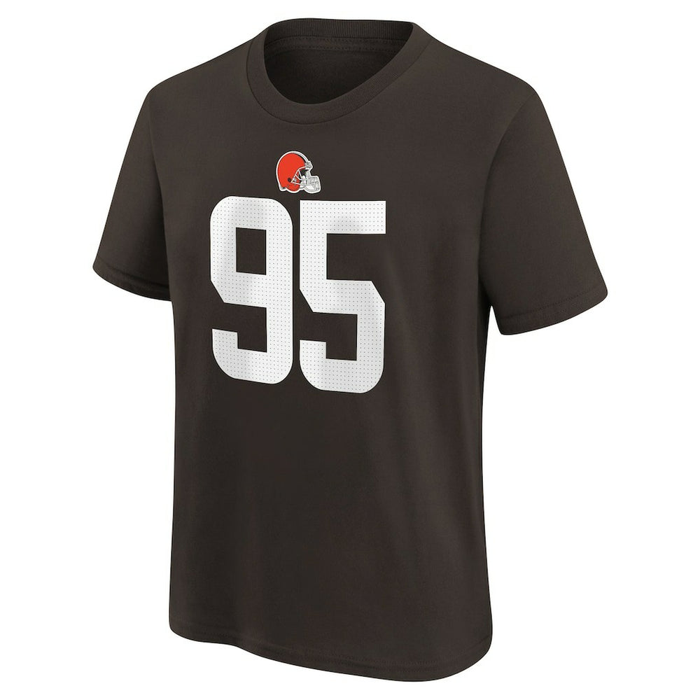 Myles Garrett Cleveland Browns Youth Player Name & Number T-Shirt - Brown - Nike