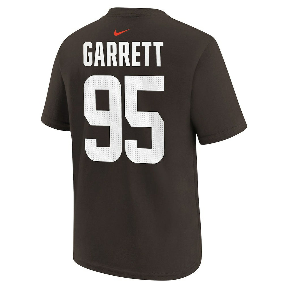 Myles Garrett Cleveland Browns Youth Player Name & Number T-Shirt - Brown - Nike