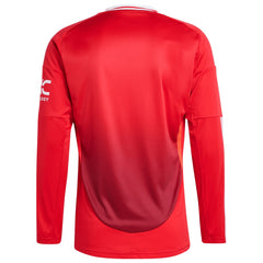 Adidas - Manchester United 2024/25 Home Long Sleeve Replica Jersey - Red