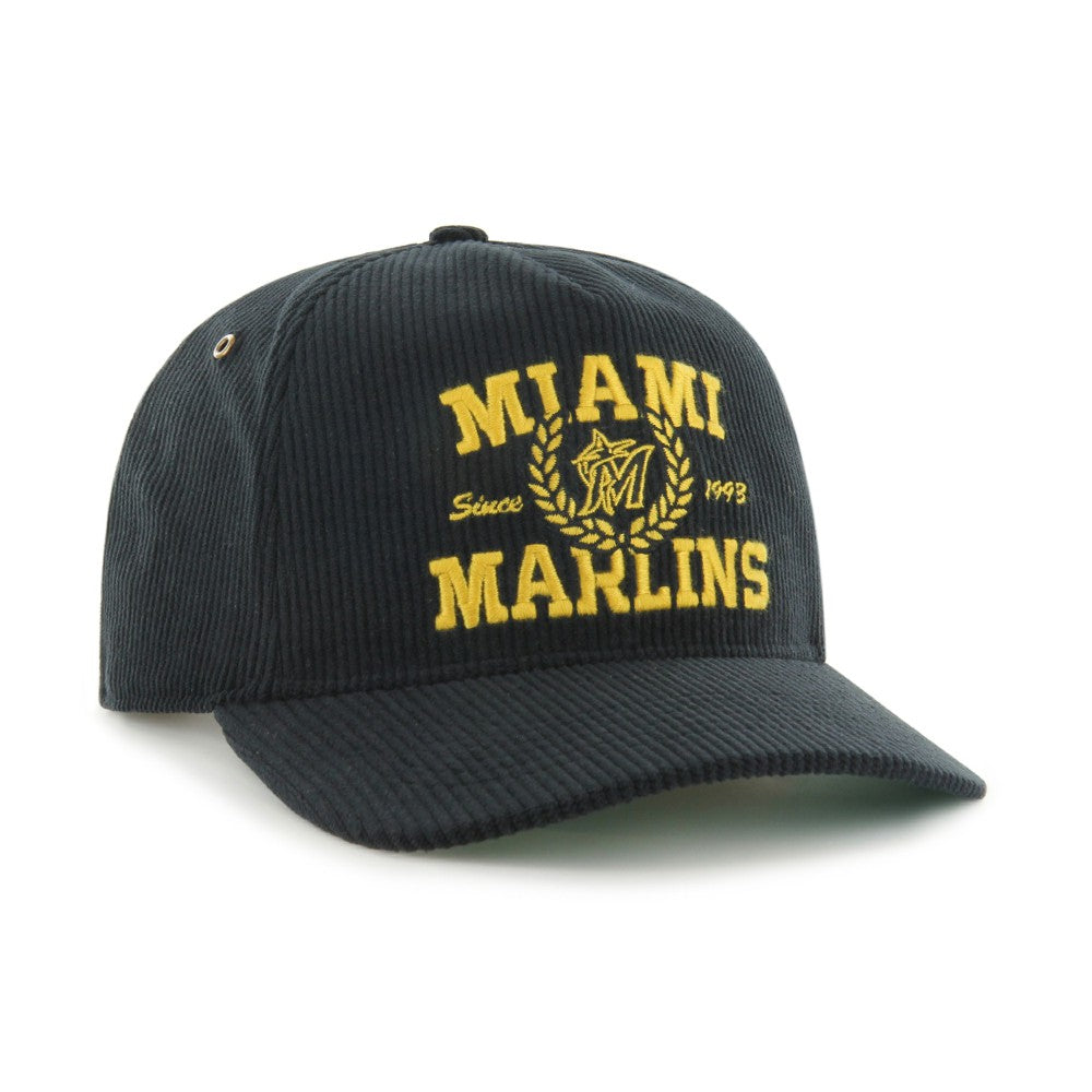 Miami Marlins '47 Laurus Corduroy Hitch Snapback Hat Outlet