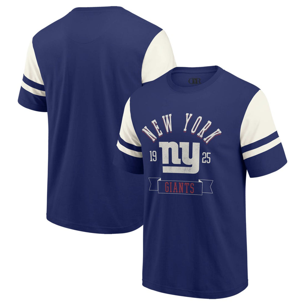 New York Giants Darius Rucker Collection Football T-Shirt - Royal - Fanatics