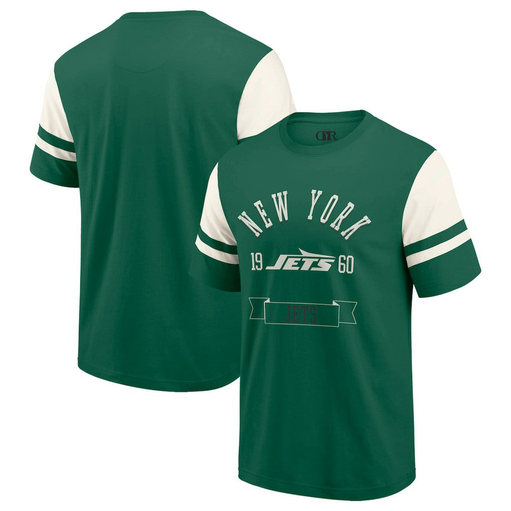 New York Jets Darius Rucker Collection Football T-Shirt - Green - Fanatics