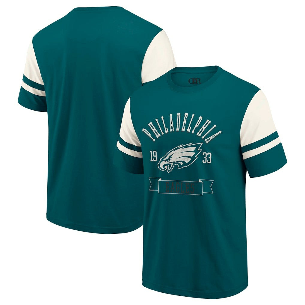Philadelphia Eagles Darius Rucker Collection Football T-Shirt - Midnight Green - Fanatics