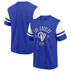 Los Angeles Rams Darius Rucker Collection Football T-Shirt - Royal - Fanatics
