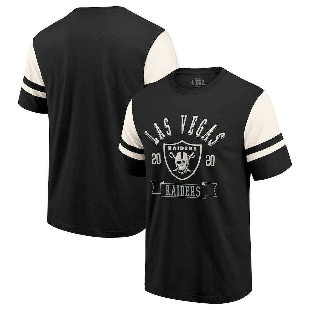 Las Vegas Raiders Darius Rucker Collection Football T-Shirt - Black - Fanatics