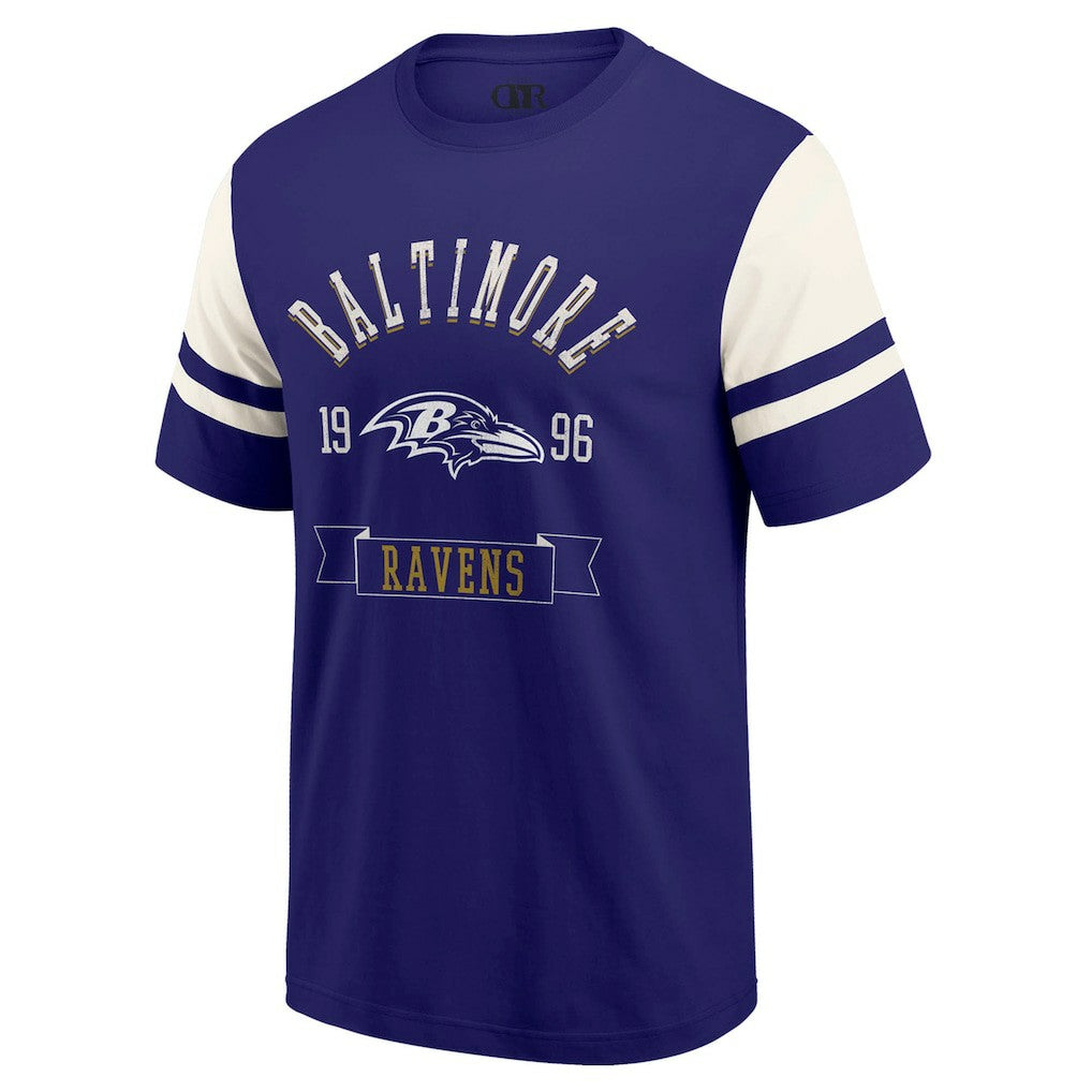 Baltimore Ravens Darius Rucker Collection Football T-Shirt - Purple - Fanatics