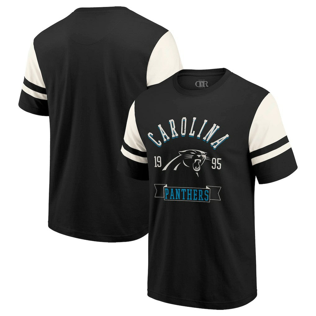 Carolina Panthers Darius Rucker Collection Football T-Shirt - Black - Fanatics
