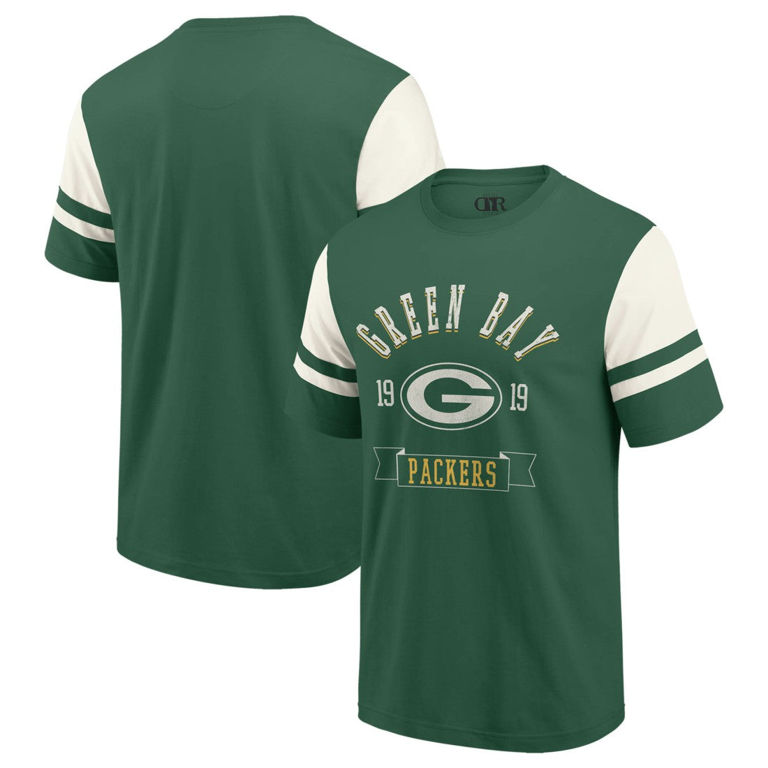 Green Bay Packers Darius Rucker Collection Football T-Shirt - Green - Fanatics