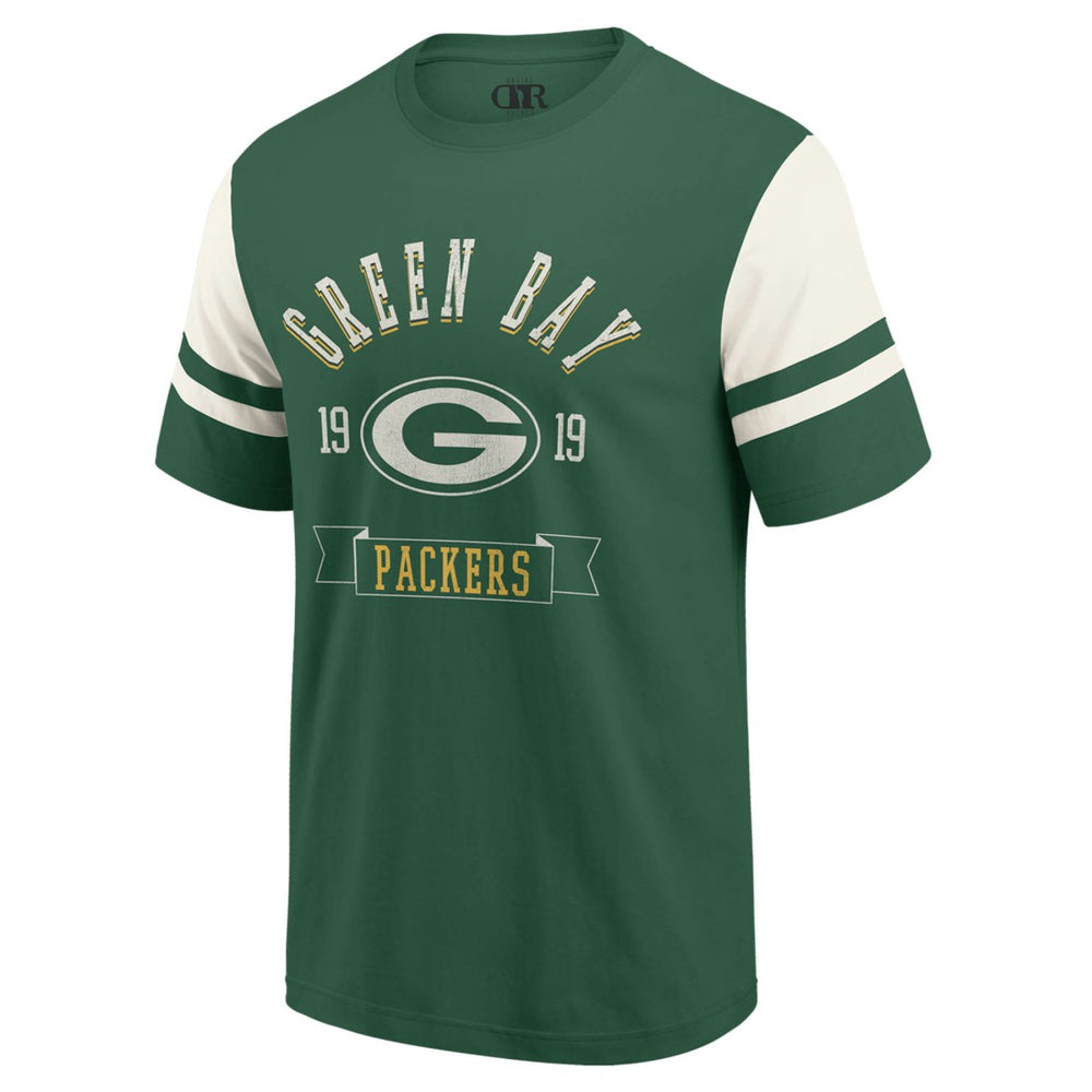 Green Bay Packers Darius Rucker Collection Football T-Shirt - Green - Fanatics