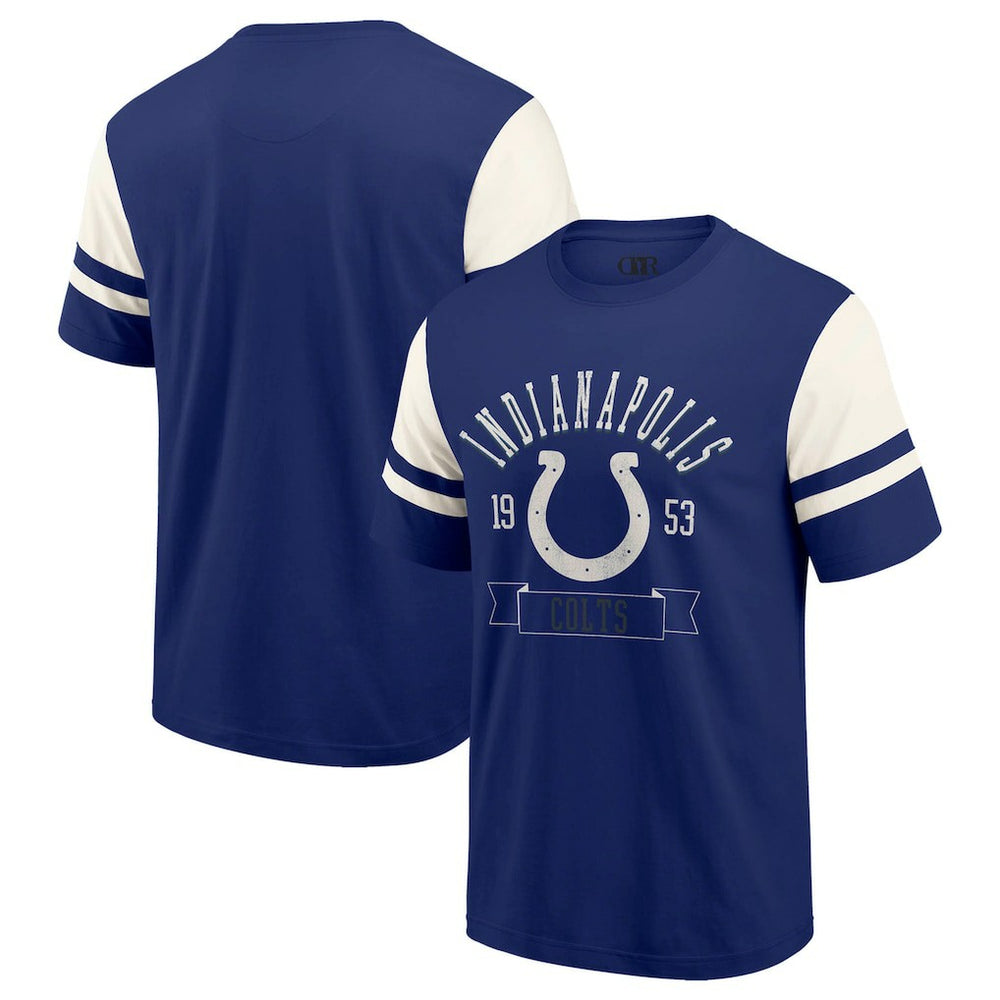 Indianapolis Colts Darius Rucker Collection Football T-Shirt - Royal - Fanatics