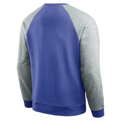 Los Angeles Rams Darius Rucker Collection Colorblock Pullover Sweatshirt - Royal/Heather Gray - Fanatics