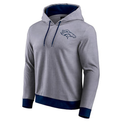 Denver Broncos Darius Rucker Collection Tonal Knit Pullover Hoodie - Navy - Fanatics